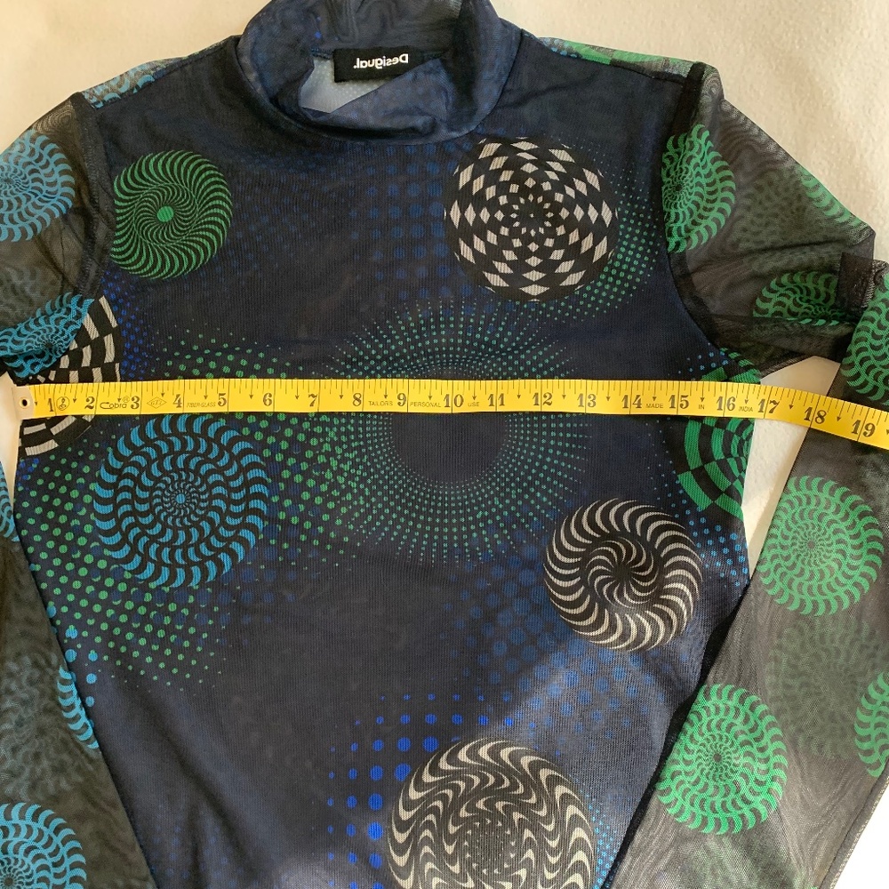 Desigual Tulle Circles Long-Sleeve - Picture 5 of 11